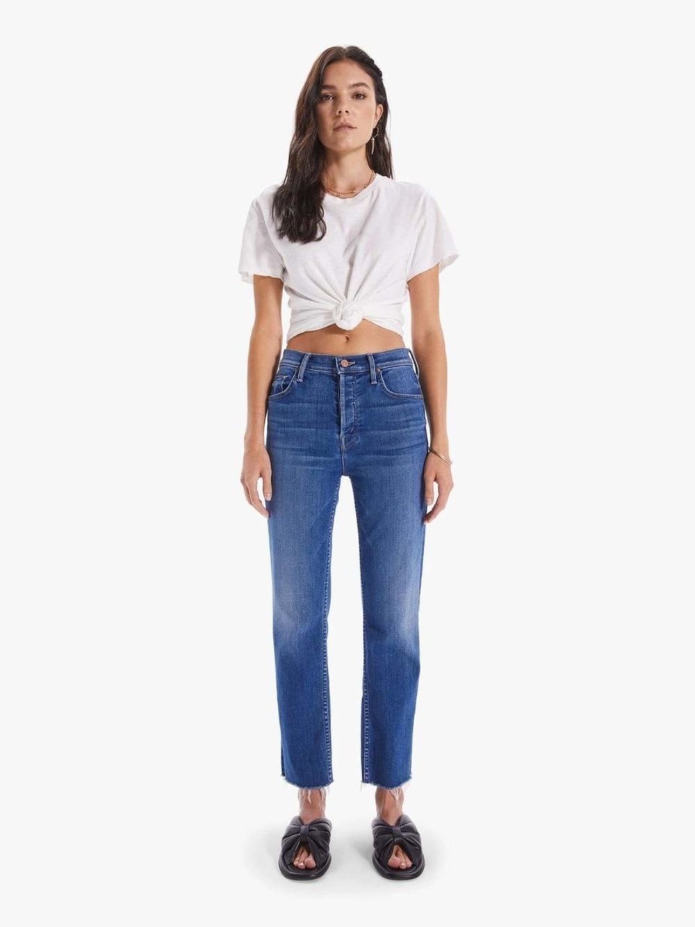 MOTHER Tomcat Ankle Fray, Sz 28, Let’s Just Be Friends—sold out online! EUC